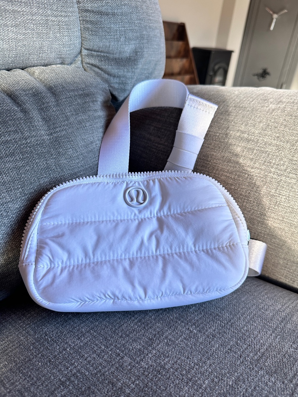 Lululemon Everywhere Belt Bag 1L Wunder Puff White Quilted